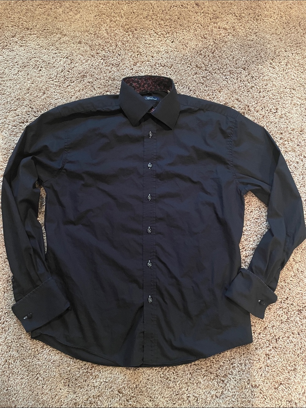 NWT Men's dark navy Ben Sherman Button-Up Dress Shirt - Slim Fit